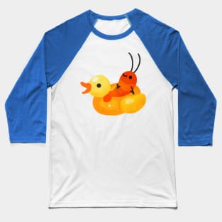 Cherry shrimp in the swimming pool Baseball T-Shirt